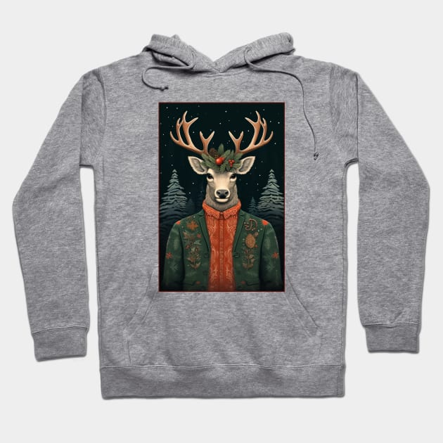 Ugly Christmas Sweater Hoodie by DarkSideRunners